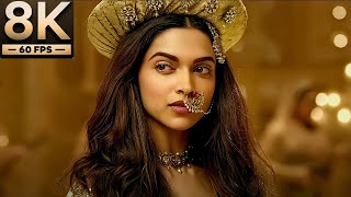 8K Remastered  Deewani Mastani  Deepika Padukone  Bajirao Mastani [upl. by Idnar]