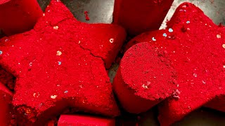 Confetti reforms series day 3♥️ Soft and powdery red ♥️ Asmr  oddlysatisfying 1087 [upl. by Wenonah]