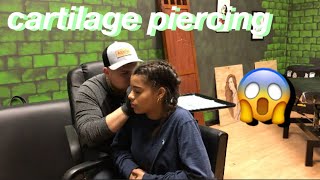 Getting my Cartilage pierced  Azlia Williams [upl. by Beaudoin]