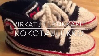 Virkatut Lenkkarit  kokotaulukko [upl. by Lorenzana614]