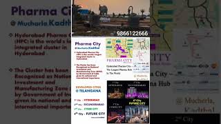 Villa Plots near 4thFuture city of Hyderabad near Mucherla Pharma City [upl. by Lleihsad]