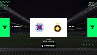 Rangers vs FCSB 24102024 UEFA Europa League FC 25 [upl. by Ardolino242]