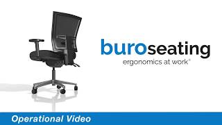 How to adjust your Buro 3 Lever office chair [upl. by Ahcropal824]