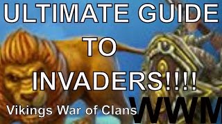 INVADER GUIDE Viking war of Clans [upl. by Jablon305]