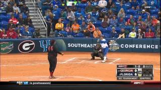 051113 Georgia vs Florida Softball Highlights [upl. by Shannon]