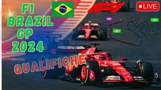 🔴 F1 GP brasile2024➡️ Qualifiche  Live Timing🏁 BrazilGP LIVE [upl. by Ori]