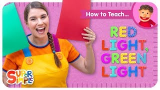 Red Light Green Light with Carls Car Wash  PLUS More Kids Songs  Super Simple Songs [upl. by Huesman]