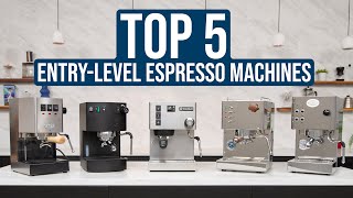 Top 5 Favorite Premium EntryLevel Espresso Machines of 2021 [upl. by Bobine426]