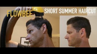 Flowbee Short Choppy Spikey Summer Haircut [upl. by Adle]