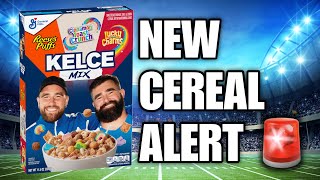 NEW Kelce Mix Cereal REVIEW  SUPER CEREAL SUNDAY [upl. by Fatsug]