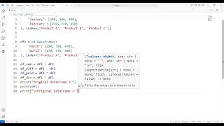 Basic Arithmetic on pandas DataFrame [upl. by Ahseital]