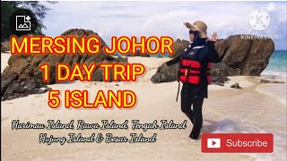 Mersing Johor 1 Day Trip Island Hopping and Snorkeling 5 Island annismariachannel9590 [upl. by Ernaline14]