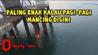 MANCING DI DERMAGA TUA BEKAS TSUNAMI 2004  MANCING DASARAN  MANCING UMPAN UDANG [upl. by Azila]