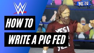 How to Write a WWE Pic FedStop Motion Show WWE Action Figures [upl. by Alcot]