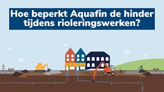 Hoe beperkt Aquafin de hinder tijdens rioleringswerken [upl. by Nilsoj999]