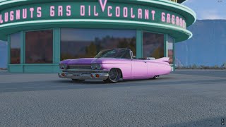 Cadillac Coupe DeVille at Radiator Springs  BeamNG 4K [upl. by Tnias]