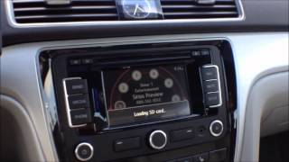 How to play music from an SD memory card in VW RNS315 Navigation Stereo [upl. by Winer28]