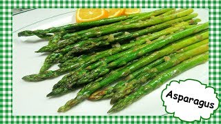 How To Cook Asparagus  Easy Basic Cooking Sauteed Asparagus Recipe [upl. by Relyc522]