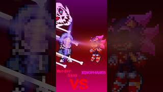 Murder SansDust Sans VS SonicexeXenophanes  Sprite Animation undertale sonicexe dusttale [upl. by Adekan496]