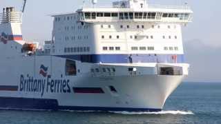 MV Cotentin Brittany Ferries HD [upl. by Hendel968]