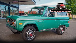 Restored 1977 Ford Bronco 302 V8 Automatic RARE Jade Glow Green Paint FOR SALE [upl. by Redyr355]