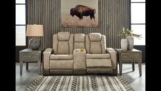 NextGen DuraPella Console Loveseat by Ashley 2200318  SpeedyFurniturecom [upl. by Clementina]