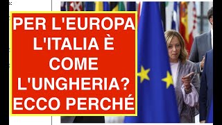 PER LEUROPA LITALIA È COME LUNGHERIA ECCO PERCHÉ [upl. by Eniamert829]