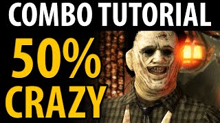 Mortal Kombat X  Leatherface 50 Combo Tutorial  Killer HD 60fps [upl. by Kosel]