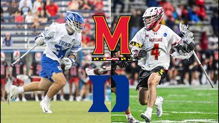 2024 NCAA Men’s Lacrosse TournamentQuarterfinal Preview7 Maryland v 2 Duke [upl. by Ibbetson219]