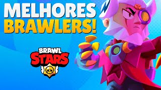 MELHORES BRAWLERS DO NOVO META 🔥 [upl. by Nylkoorb]