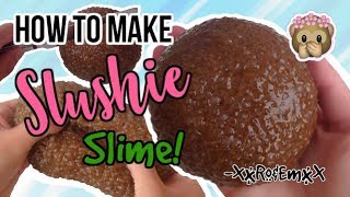 DIY Slushie Slime NO BEAD FALL OUT Am I starting a slime shop  LOTS OF ASMR [upl. by Eetnahs]