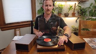 Best Turntables Under 200 LPampNo1 Classic Vinyl Record Player [upl. by Irovi]