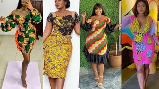 Nouvelle tendance de robe courte africaine  robe courte en pagne africaine tendance model [upl. by Eenattirb]