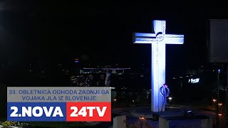 Obeležitev 33obletnice odhoda zadnjega vojaka JLA iz Slovenije 25 10 2024 [upl. by Adnema680]