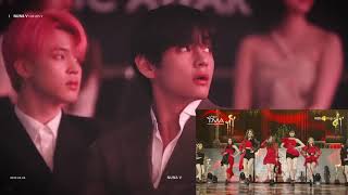 190424 방탄소년단 BTS Reaction to 여자아이들 GIDLE Senorita  LATATA TMA 2019 REACTION [upl. by Marcel]