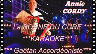 La Bonne du Curé  karaoké accordéon musette Gaëtan Accordéoniste  Annie Cordy [upl. by Yehudit851]