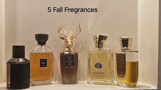 Recommended 5 Fall 2024 Fregrances ⚘️⚘️⚘️ [upl. by Pebrook221]