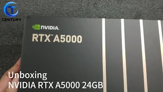 Unboxing NVIDIA RTX A5000 24GB today！ [upl. by Ahsilif297]