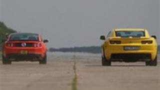 Ford Mustang Boss 302 vs Chevrolet Camaro [upl. by Airbmac15]