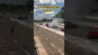 SORTE que os carros são bem construídos os pilotos com macacão anti chamas os danos são reduzidos [upl. by Veradis]