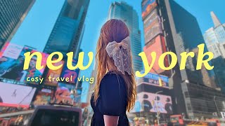 New York travel vlog 🚕  cosy 4 day trip eating exploring amp showcasing at Mondo NYC ✈︎ ˙✧˖° [upl. by Leduar662]