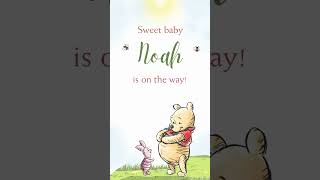 Winnie The Pooh Theme Sweet Surprise Baby Shower Invitation [upl. by Azzil]