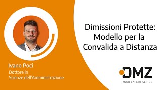 Dimissioni Protette Modello per Convalida a Distanza [upl. by Ponce]