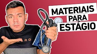 QUAIS O MATERIAIS NECESSÁRIOS PARA CAMPO DE ESTÁGIO Técnico de Enfermagem [upl. by Epillihp]