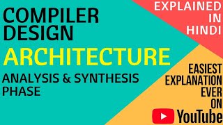 Compiler Design Architecture ll Analysis and Synthesis Phase Explained in Hindi [upl. by Leksehcey801]