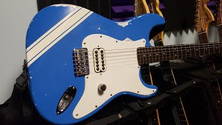 Blue Relic Tom Delonge Fender Strat [upl. by Cirded]