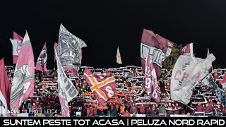 ULTRAS PELUZA NORD RAPID  SUNTEM PESTE TOT ACASA  Politehnica Iasi vs Rapid Bucuresti [upl. by Giselbert]