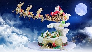 Santas in Town Christmas Cake Tutorial  Introduction [upl. by Kinna]