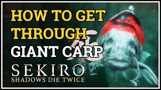 How to get through Giant Carp in Fountainhead Palace Sekiro [upl. by Acissaj]