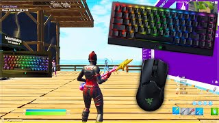 Razer BlackWidow v3 Mini HyperSpeed ASMR Chill🤩 Satisfying Gameplay Fortnite Smooth 240FPS [upl. by Apple]